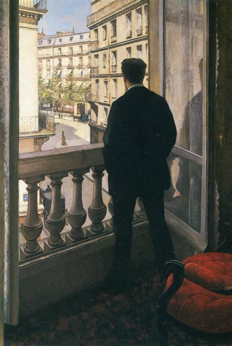 Man At The Window Gustave Caillebotte Encyclopedia Of