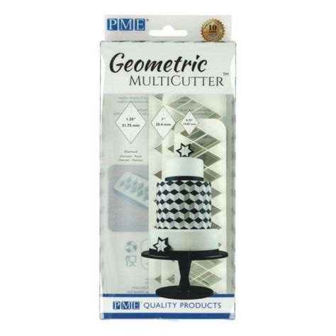 Bestel PME Geometric Multicutter Diamond Set 3 Bij Cake Bake Love