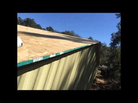 Mobile Home Roof Repair And How To Do It Youtube