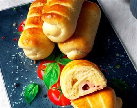 Вкуснейшие булочки с ветчиной и сыром | Рецепты еды, Идеи для блюд, Булочки
