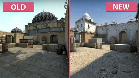 Cs Go Dust Old Vs New Graphics Comparison With Frame Rate K Uhd