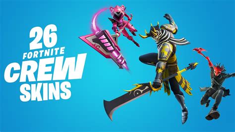 All Crew Packs In Fortnite Youtube