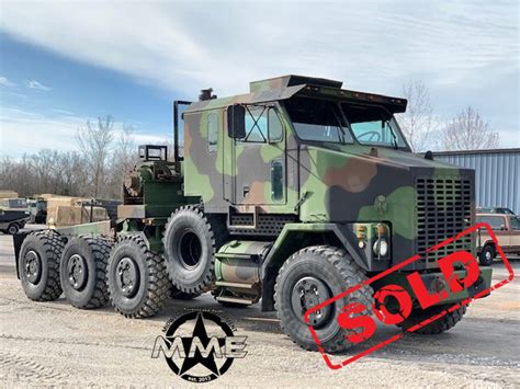 1994 Oshkosh M1070 HET 8x8 Military Heavy Haul Semi Tractor Truck