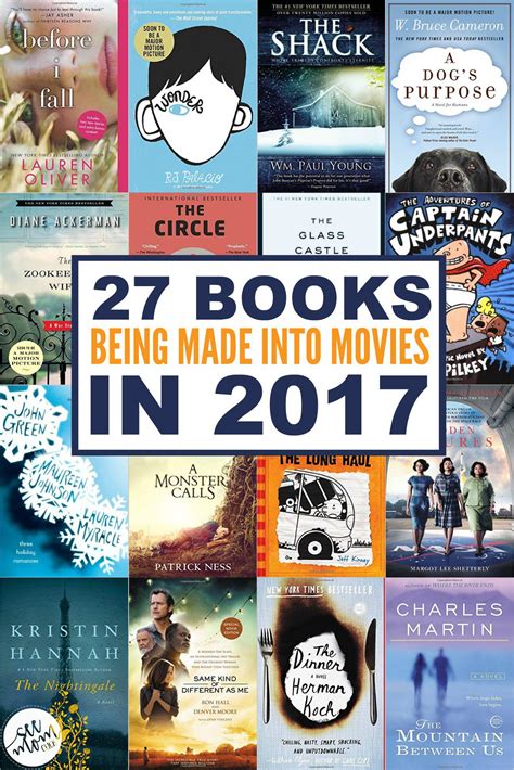 Books Being Made Into Movies In 2017 - See Mom Click