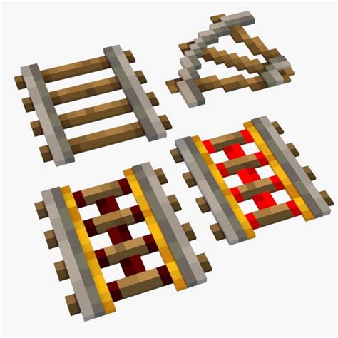 Minecraft Rail 3D 모델 - TurboSquid 1930432