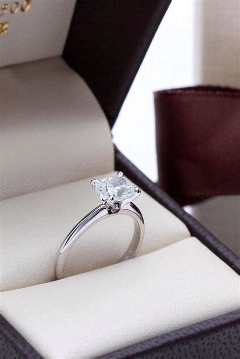 36 White Gold Engagement Rings To Conquer Your Love | Oh So Perfect ...