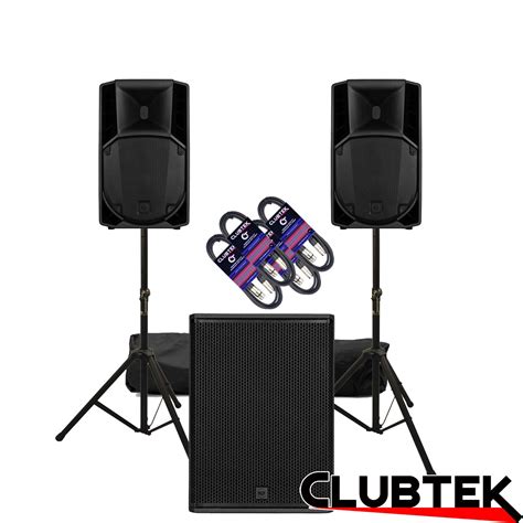 RCF - Pair RCF ART 712A MK5 Speakers, SUB 708 MK3, Stands + Cables ...