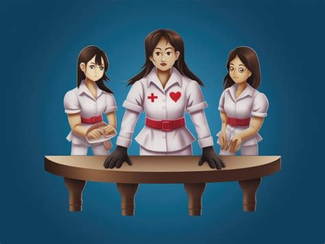 Premium Photo | Nurse cartoon HD 8K Vector illustration wallpaper Stock ...