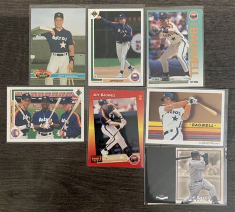 JEFF BAGWELL Baseball Card Lot 1991 Upper Deck RC 1991 Stadium Club