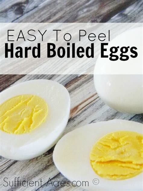 Easy To Peel Farm Fresh Hard Boiled Eggs