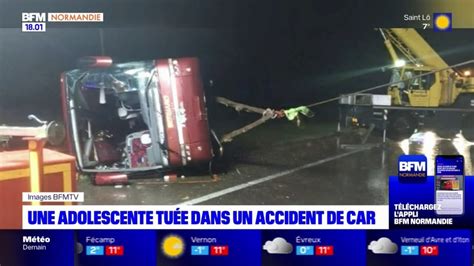 A6 une adolescente tuée et 12 blessés dans un accident d autocar parti