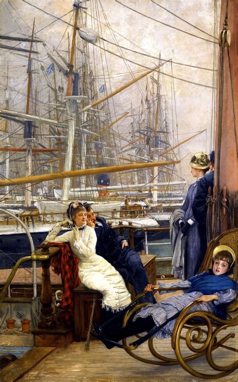 A Visit To The Yacht James Tissot Art Strokes Of Genius Art