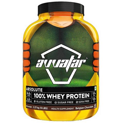 Avvatar Absolute Whey Protein Belgian Chocolate Buy Jar Of