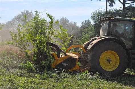 Rabaud Broyeur Forestier Sur Tracteur à Marteaux Fixes