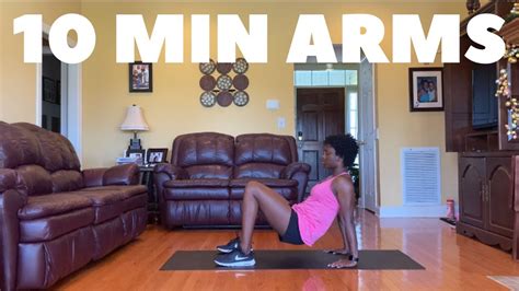 No Weights Minute Toned Arms Workout Sculpt Upper Body At Home