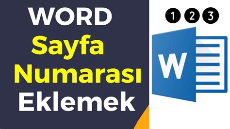 WORD SAYFA NUMARASI EKLEME İSTEDİĞİN SAYFADAN BAŞLATMA YouTube