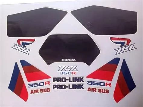 Kit Faixa Jogo Adesivo Xlx 350 1987 Branca Parcelamento Sem Juros