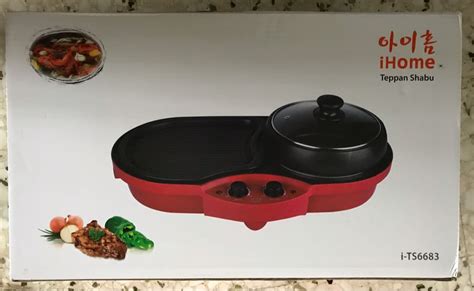 Ihome Teppan Shabu Set Tv Home Appliances Kitchen Appliances Bbq