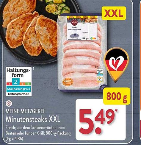 Meine Metzgerei Minutensteaks Xxl Angebot Bei Aldi Nord Prospekte De