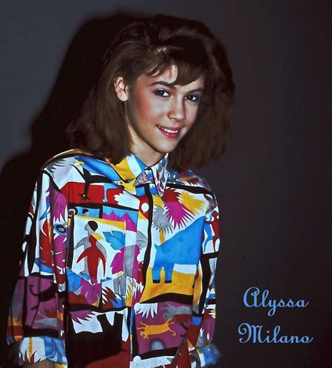 A Very Colorful Alyssa Milano | Alyssa milano, Alisa milano, 1980s fashion