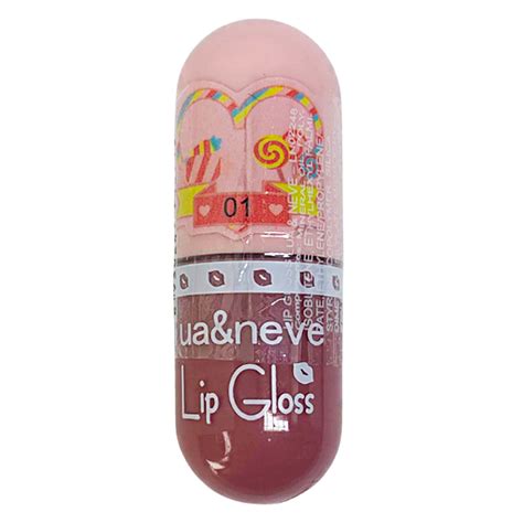 Mini Lip Gloss Lua Neve Kit De Maquiagem Batom Virtual Make