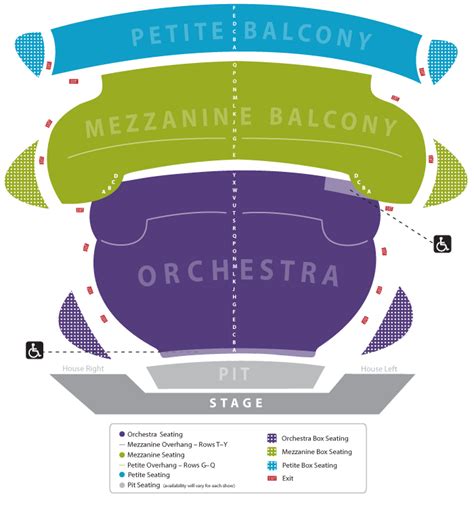 Seating Chart - Juanita K. Hammons Hall for the Performing Arts ...