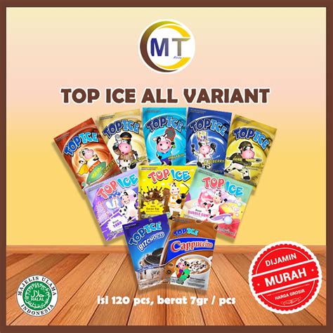 Jual Top Ice Semua Rasa All Variant 1 Renceng Top Ice Terlengkap