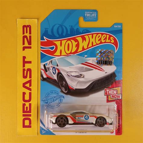 Jual Factory Sealed Hot Wheels 17 FORD GT White FS HW THEN AND NOW Jakarta Barat