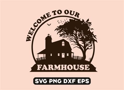 Farm life svg, farmhouse svg, vector farm silhouette - Inspire Uplift