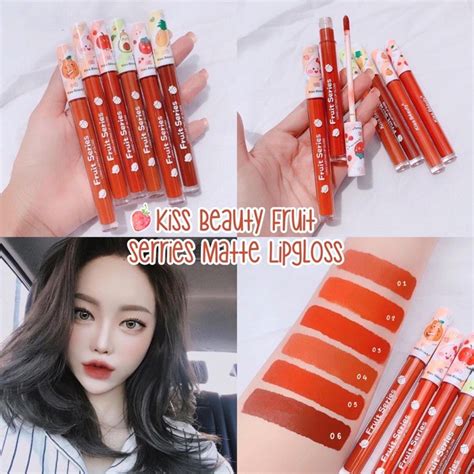 Jual ORI THAILAND KISS BEAUTY FRUIT SERIES MATTE LIPGLOSS Shopee