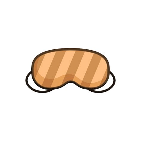 Premium Vector Mask Sleep Icon Cartoon Relax