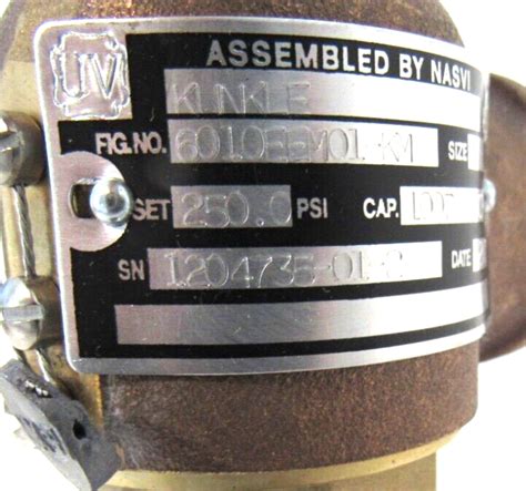 NEW KUNKLE 6010EEM01 KM SAFETY RELIEF VALVE 6010EEM01KM SB Industrial