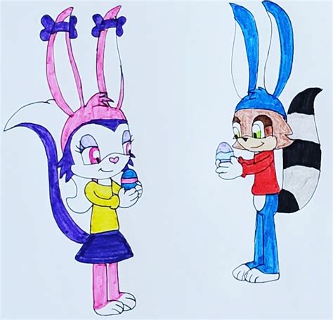 Susie And Roger As Babs And Buster Bunny By Disneyfangirly On Deviantart