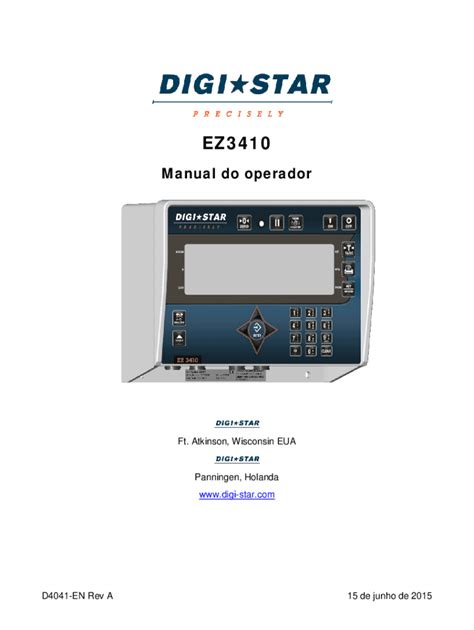 Fillable Online EZ3410 Digi Star Fax Email Print PdfFiller