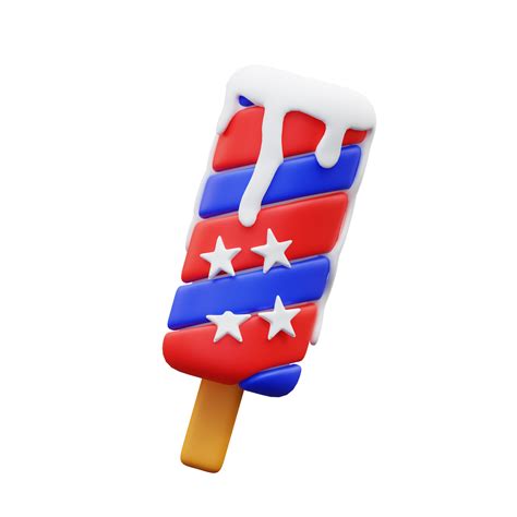 3d Illustration Ice Cream Stick 44609919 Png