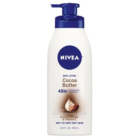 Nivea Cocoa Butter Body Lotion With Deep Nourishing Serum 169 Fl Oz