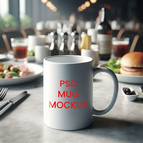 Premium Psd Psd Mug Mockup Template Design