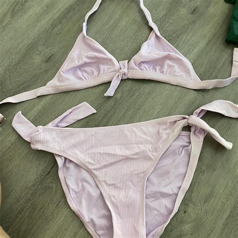 Lavender Target Bikini Top Is A Large Bottom Is Depop