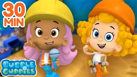 Construction Vehicles Missions And Rescues 🚜 Ft Molly And Deema 30 Minutes Bubble Guppies