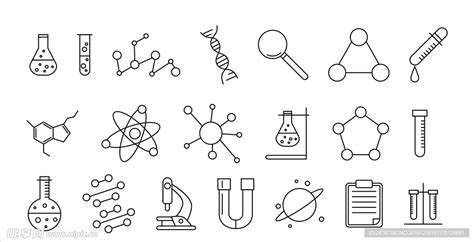 化学图标设计图 其他图标 标志图标 设计图库 昵图网