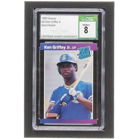 Ken Griffey Jr Donruss Rr Rc Csg Pristine Auction