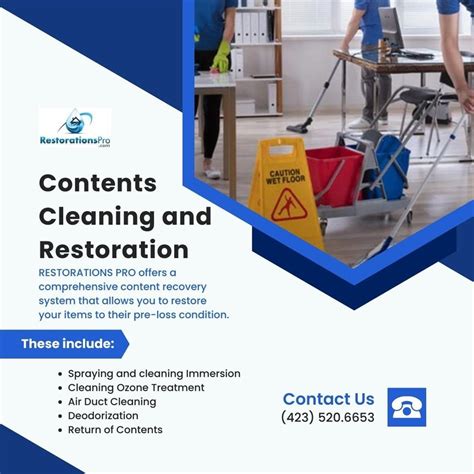 Contents Cleaning And Restoration Restorationspro Medium