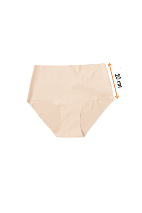 Adeniz Kadın Yüksek Bel 6 lı Paket Dikişsiz Lazer Kesim Iz Yapmaz Bikini Likralı Slip Külot