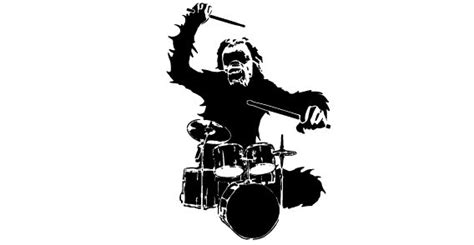 Drum Monkey Free Vector Free Clipart Download Freeimages