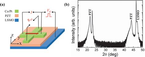 A Schematic Diagram Of The Device B Xrd For The Lsmo Nm Pzt