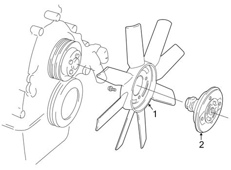 Zzm Mazda Engine Cooling Fan Clutch Blade Liter B