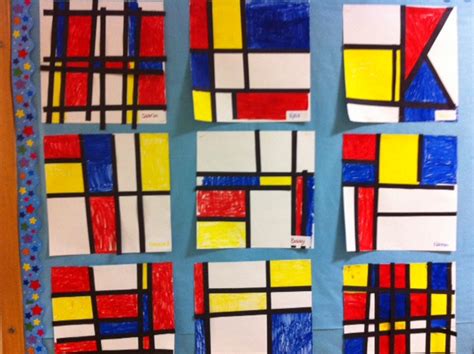 Mondrian For Kids Art Project