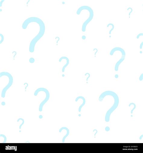 Question Marks Seamless Pattern Vector Question Background For Online