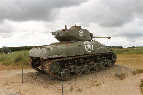 M4a176w Sherman Tank Utah Beach La Madeleine