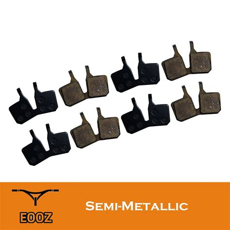 EOOZ 4 Pairs Bicycle Disc Brake Pads Semi Metallic For Magura MT5 And